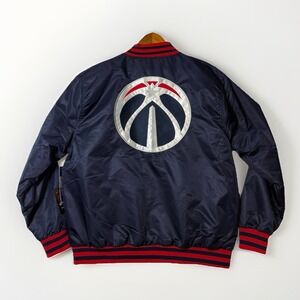 Ultra Game NBA Washington Wizards Jacket Men's Size XL Blue/Red NWT